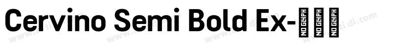 Cervino Semi Bold Ex字体转换